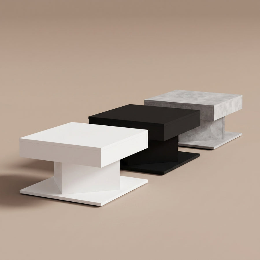 Dado — story « Trois teintes très différentes » (blanc, noir, gris béton)