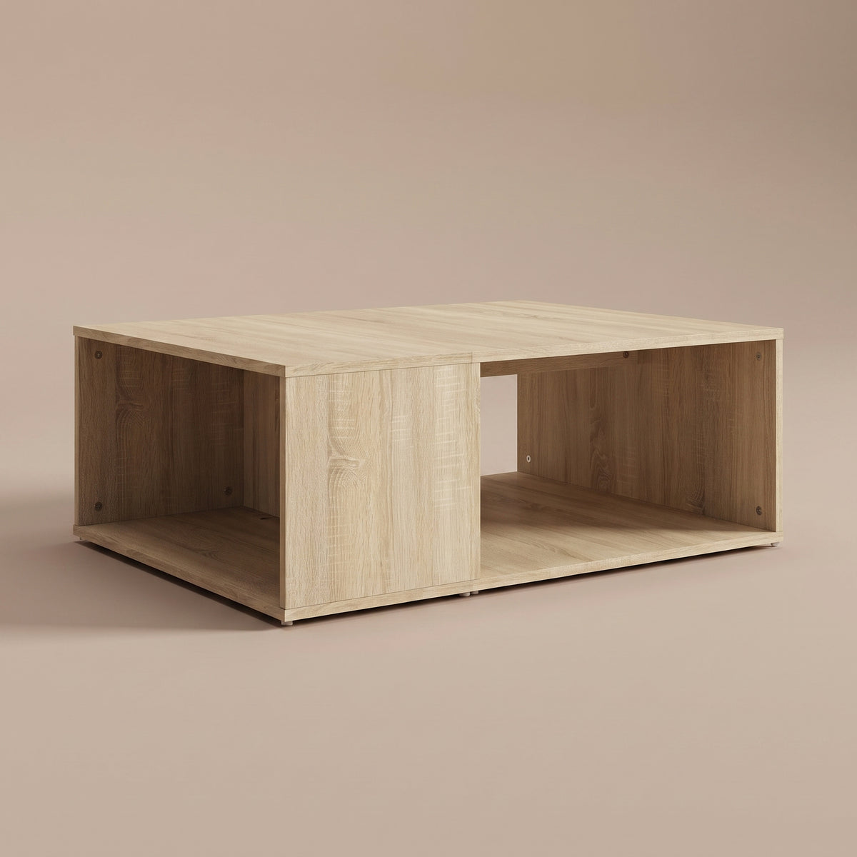 Table basse Otava, chêne sonoma, vue 3/4 #Couleur_Chêne sonoma