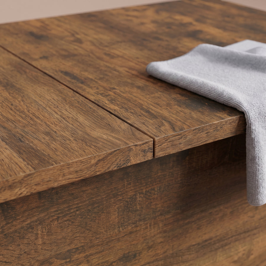 Maela chêne fumé 80 cm — une surface qui encaisse